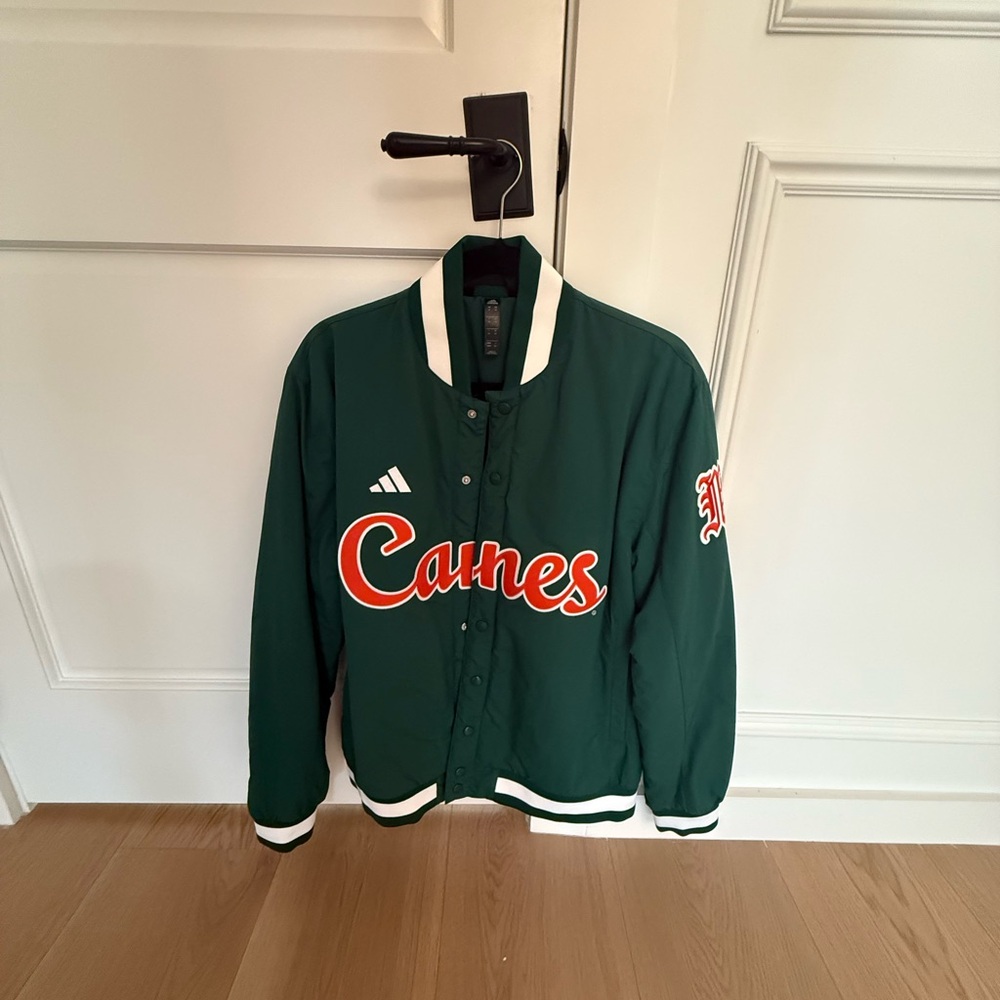 University of Miami - Green Adidas Canes Jacket